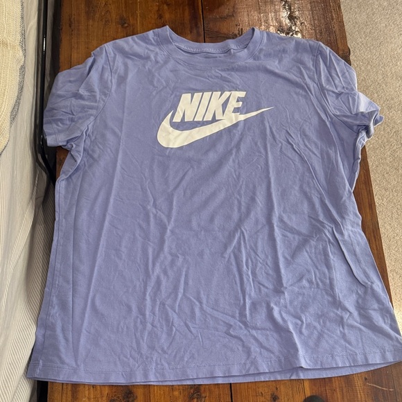Nike Tops - Nike Lavender Tee with White Logo